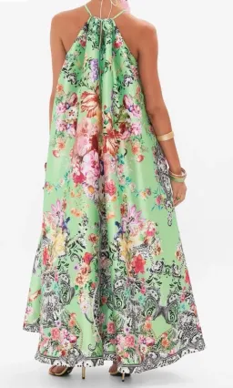 Camilla Trapeze Maxi Dress Porcelain Dream Size M/L  for rent on The Volte - image 3