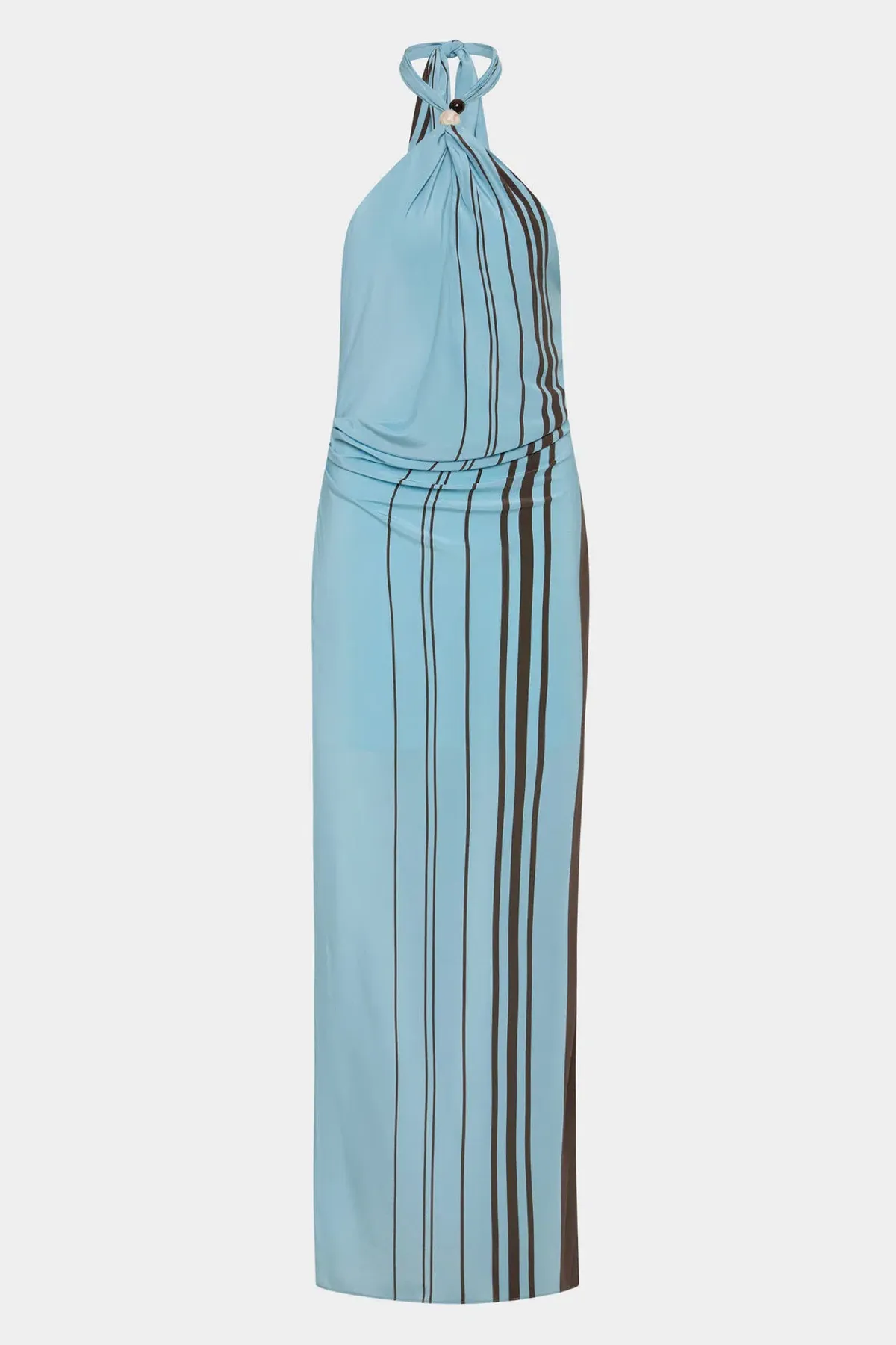 Sir Rioja Halter Scarf Maxi Dress size 8 - Image 4