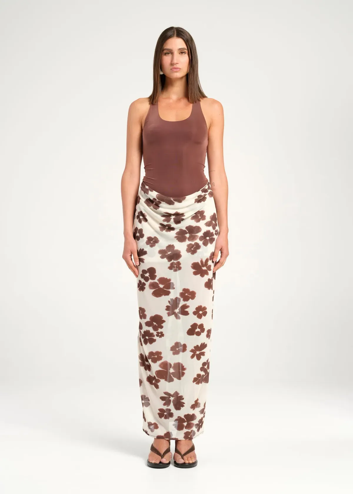 Benni Piper Maxi Dress in Coco Blossum Size AU14 - Image 2