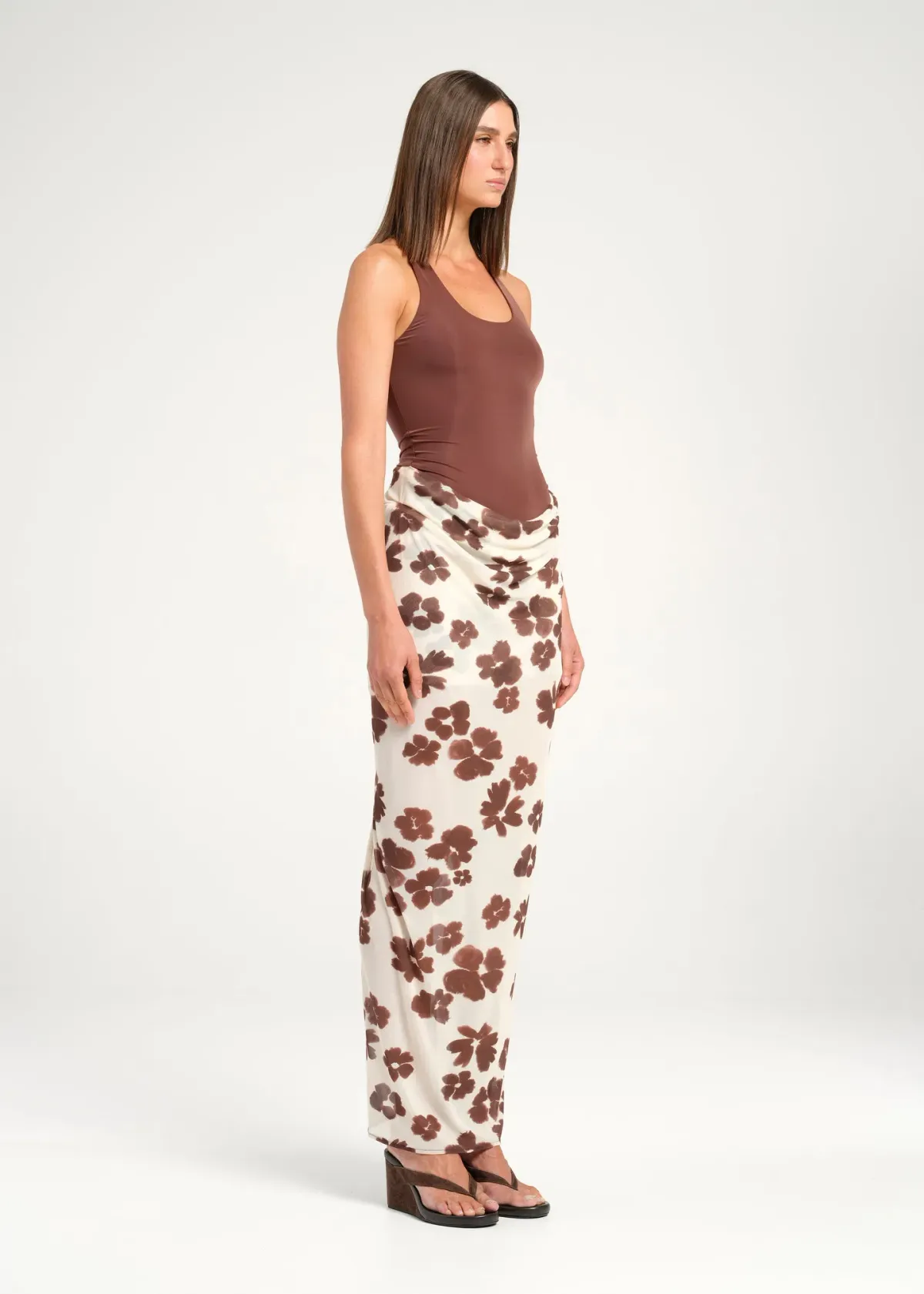 Benni Piper Maxi Dress in Coco Blossum Size AU14 - Image 3