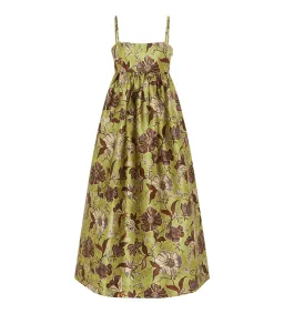 Alémais Citron Midi Dress Floral Size 10 for rent on The Volte - image 3