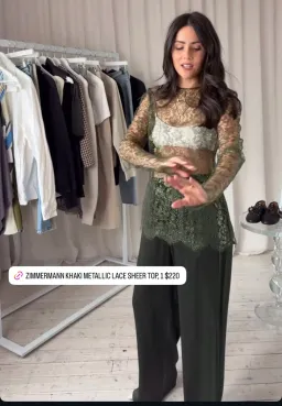 Zimmermann lace top  for rent on The Volte - image 2