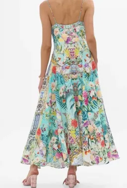 Camilla Long Dress With Tie Front Gardens Of Queluz Size S (10) for rent on The Volte - image 2