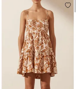 Shona Joy Vitoria Corded Dress for rent on The Volte - image 2