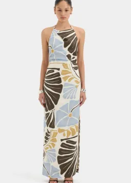 Sir Lola Pleated Midi Dress Size 12 for rent on The Volte - image 1