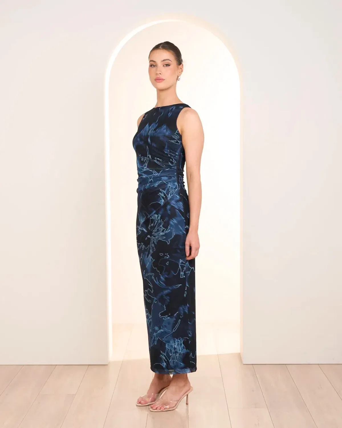 Pilgrim Kiev Mesh Maxi Dress in Multi - Image 4