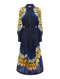 Alemais MARTINE SHIRTDRESS Navy Size 8 for rent on The Volte - image 1