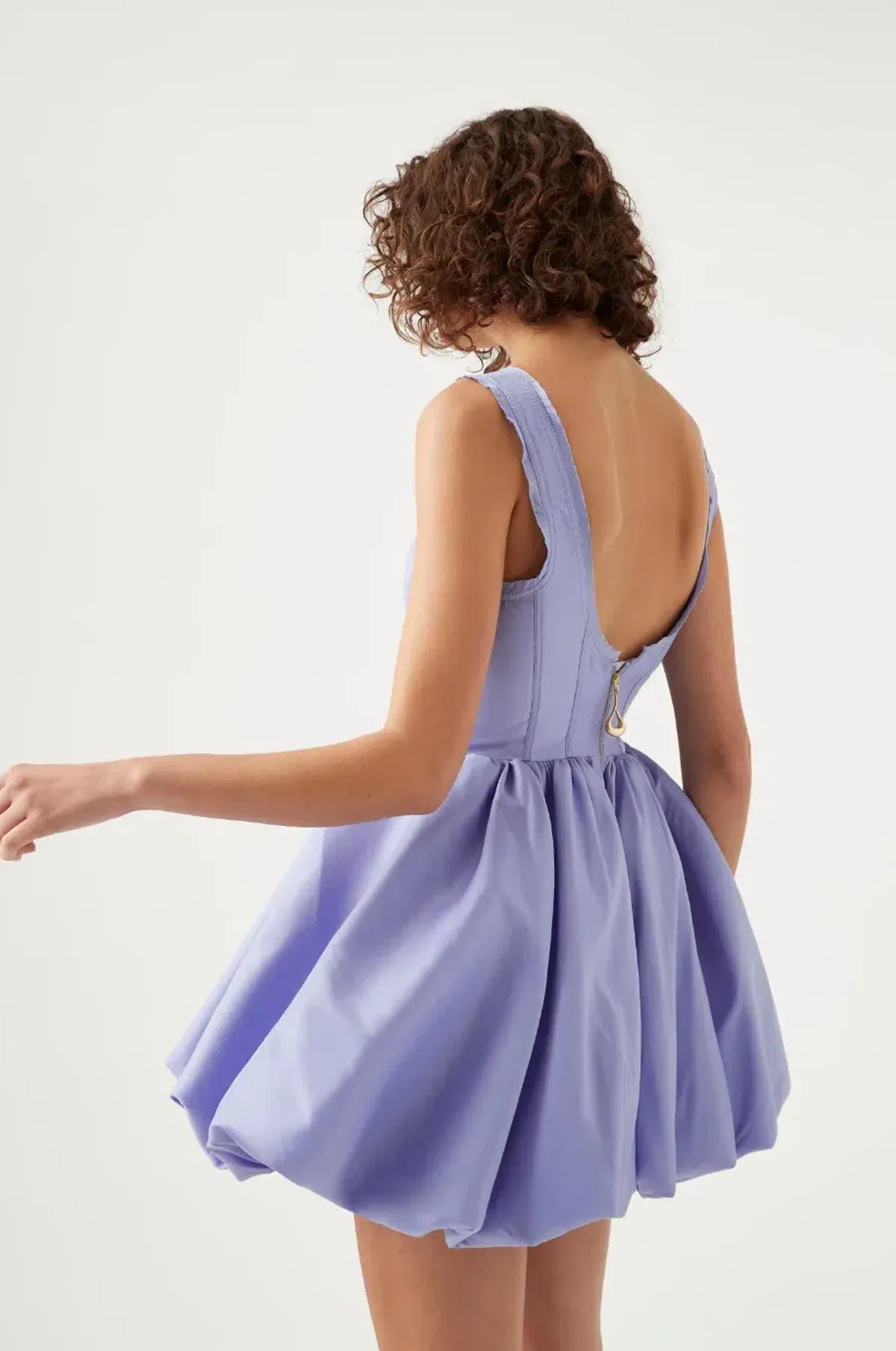 Aje Suzette Lavender Bubble Mini Dress Size 14 - Image 2