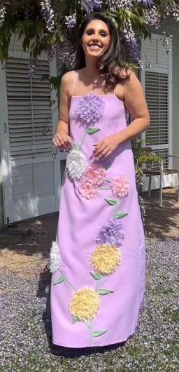 Elliatt Buttercup Embroidered Maxi Dress for rent on The Volte - image 1