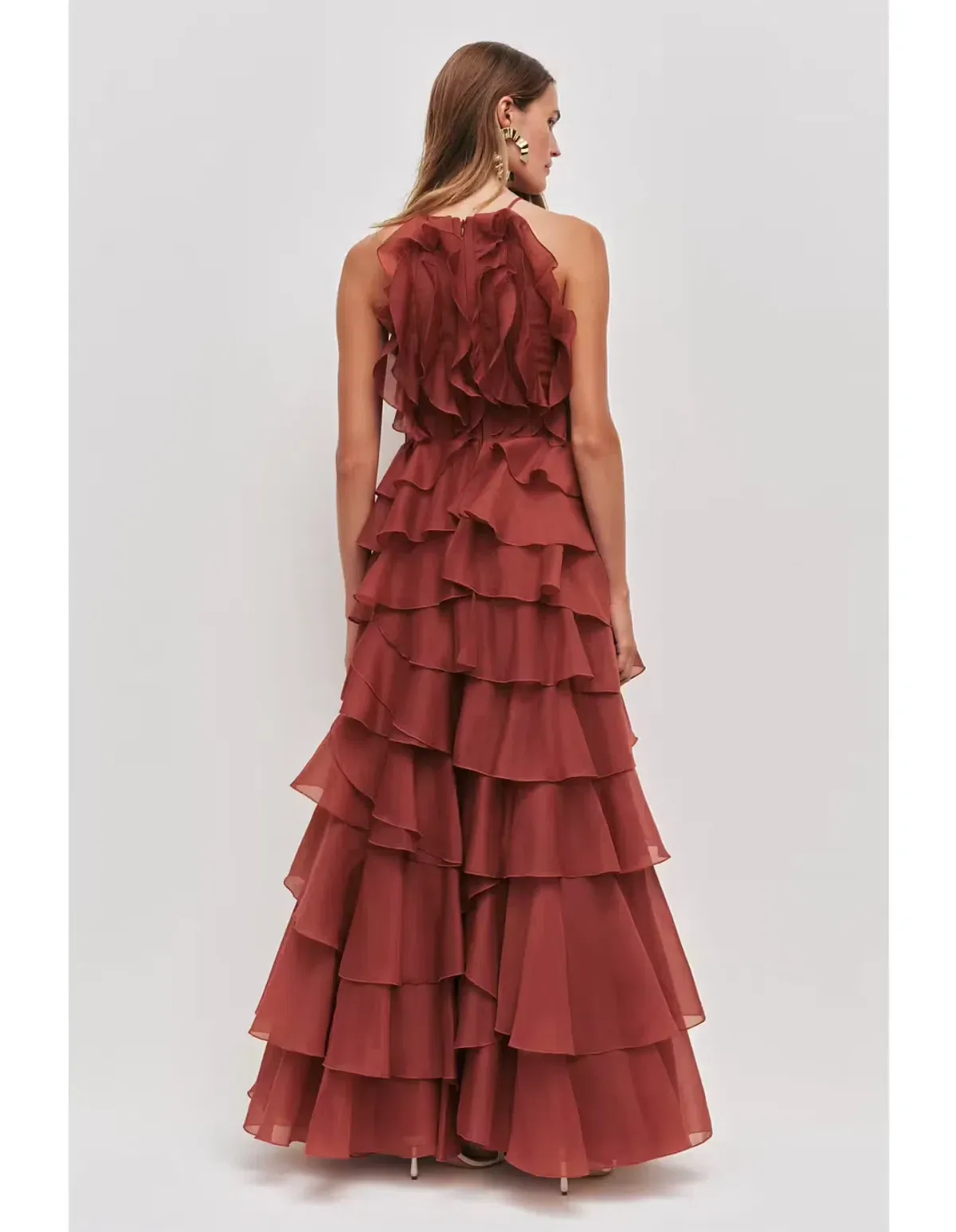 AJE CLEO GOWN RUST SIZE 12 - Image 2