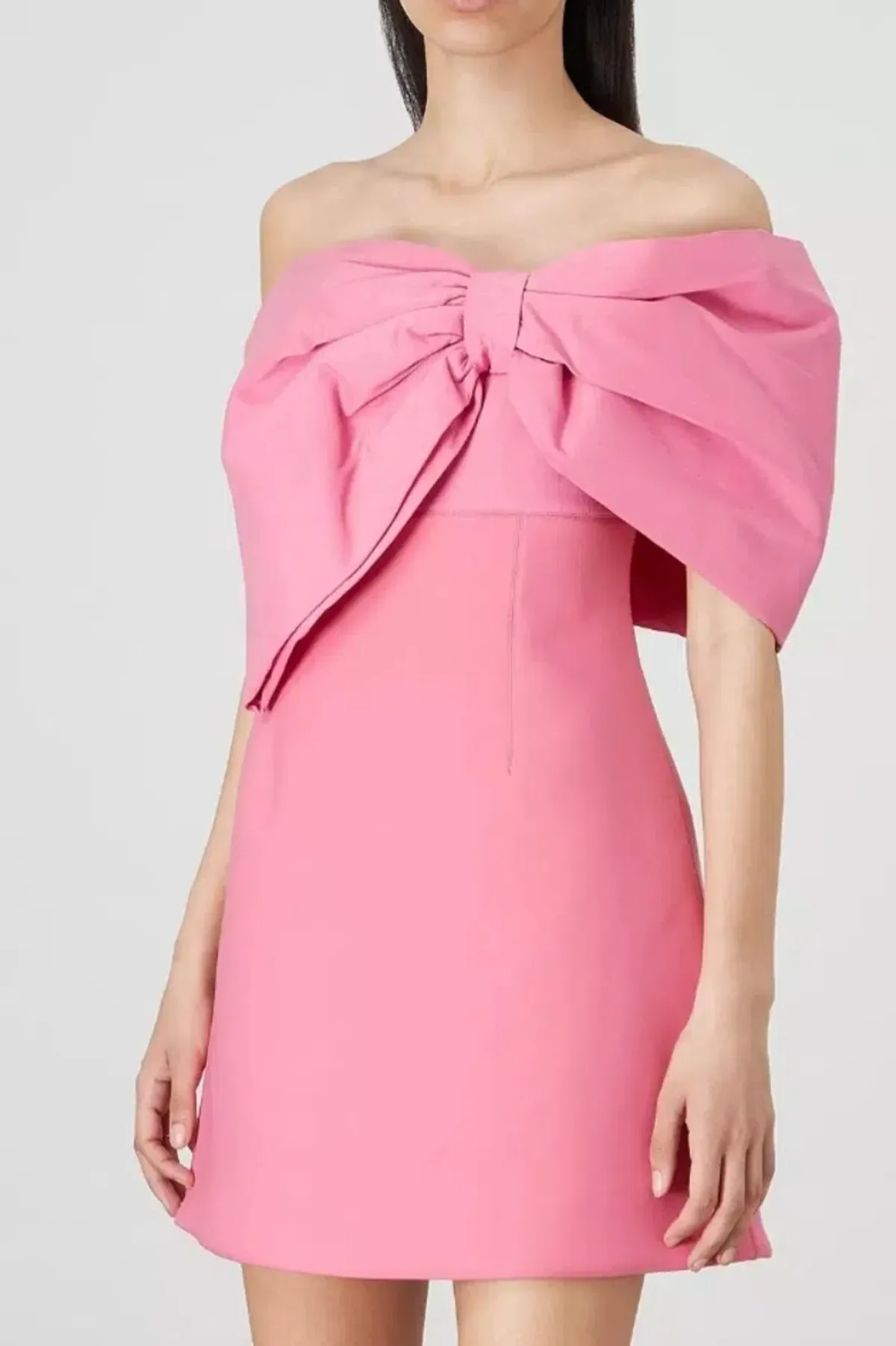 Rachel Gilbert Kace Mini Dress Pink Size2/AU10 - Image 3