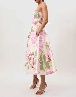 By Johnny Carrie Strapless Dress Size 8 for rent on The Volte - image 5