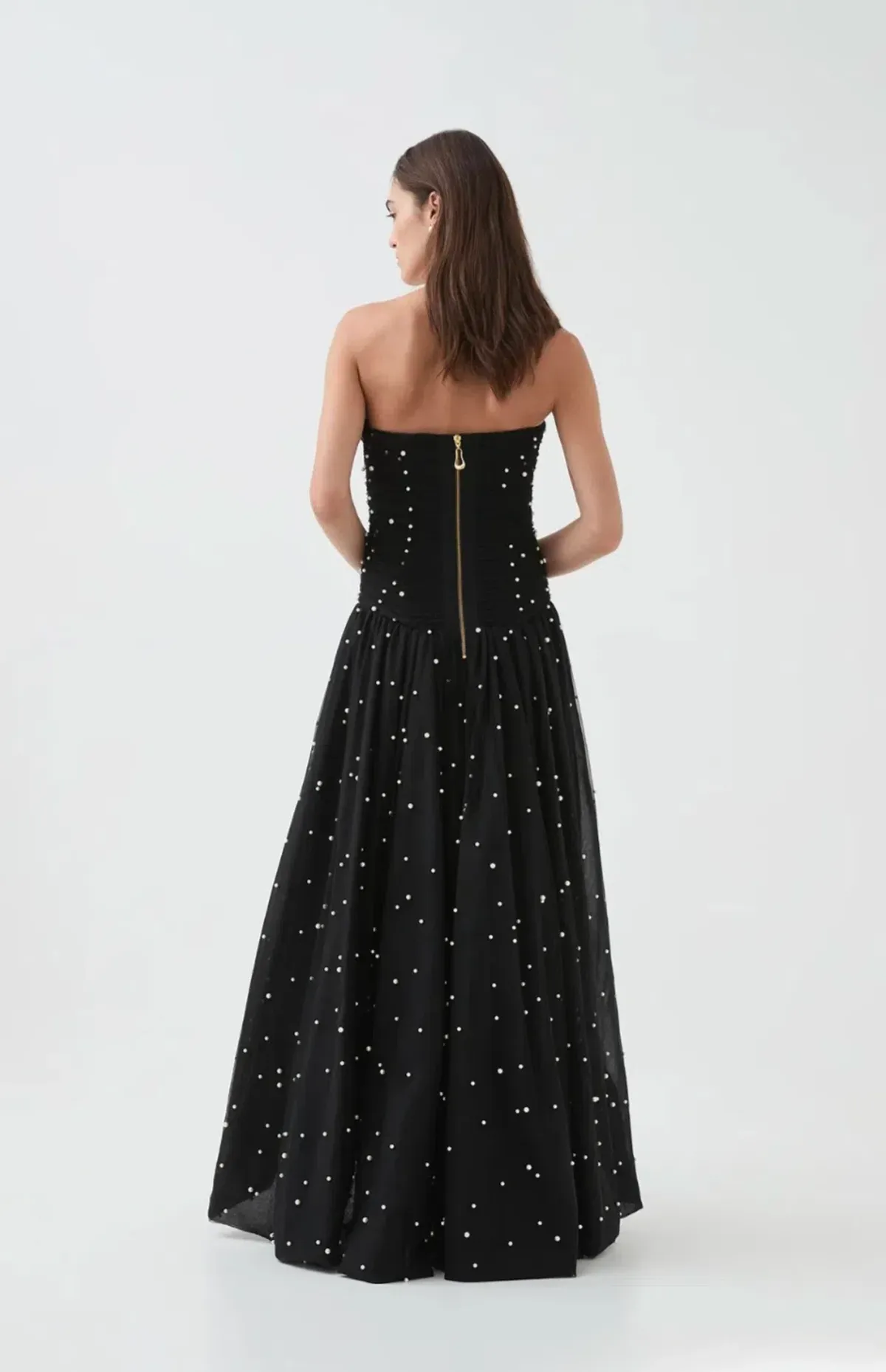 Aje Juniper Gown Black Size 12 - Image 5