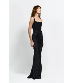Effie Kats Keanna Gown Black Size 10 for rent on The Volte - image 3