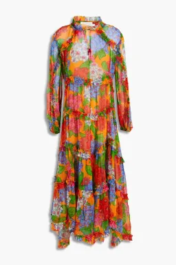 Zimmermann Riders Midi Dress size 2  for rent on The Volte - image 1