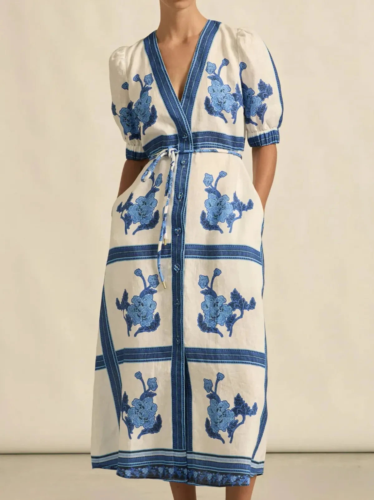 Zoe Kratzmann Portrait Dress Azure Collage size 2  - Image 1