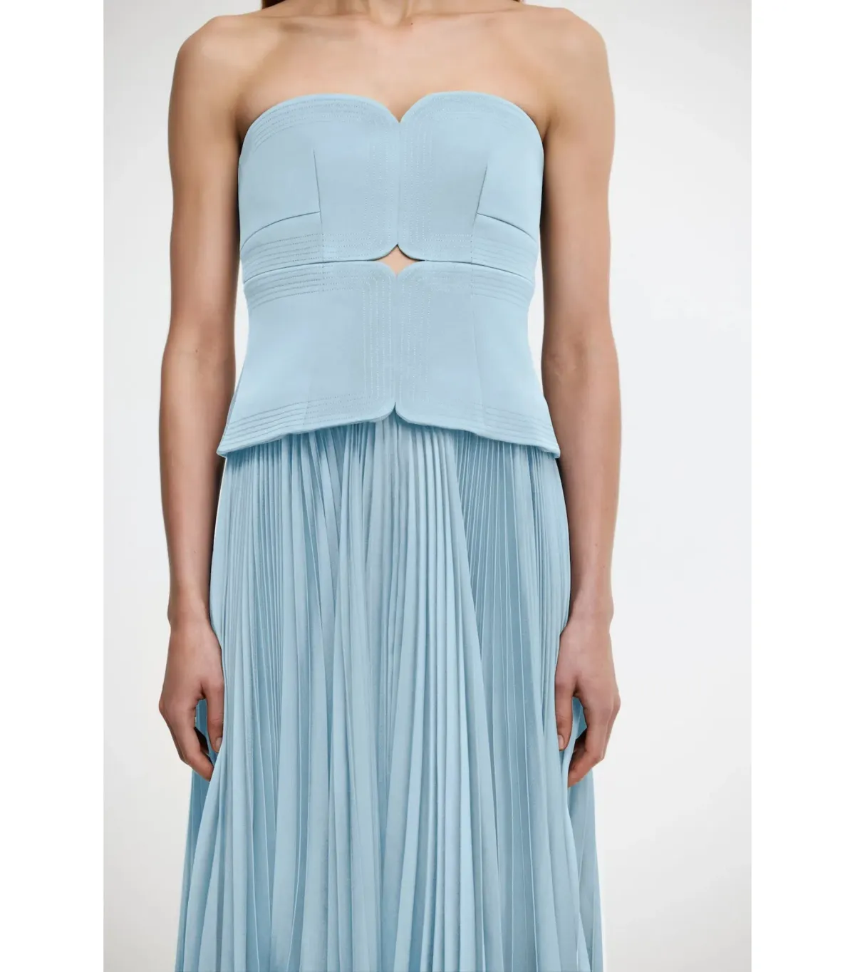 Acler Avonlea Midi Dress Blue Size 12 - Image 5