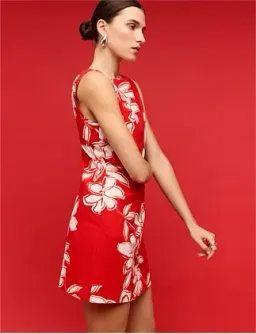 Staple The Label ELARA MINI DRESS Red Size 16 for rent on The Volte - image 3