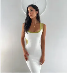 Sir the label evalina cut out dress  for rent on The Volte - image 1
