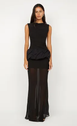 Bec and Bridge Ida Bubble Mesh Maxi Dress in Black Size 6 / XS AU for rent on The Volte - image 1