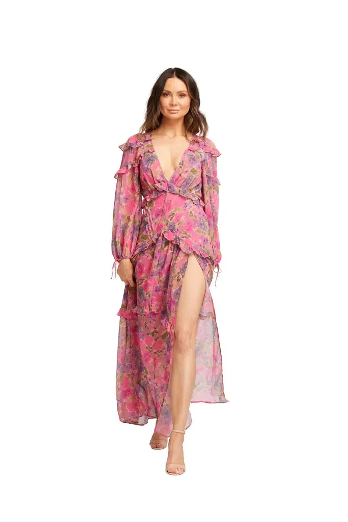 For Love and Lemons Annie Maxi Dress Size Small  - Image 3