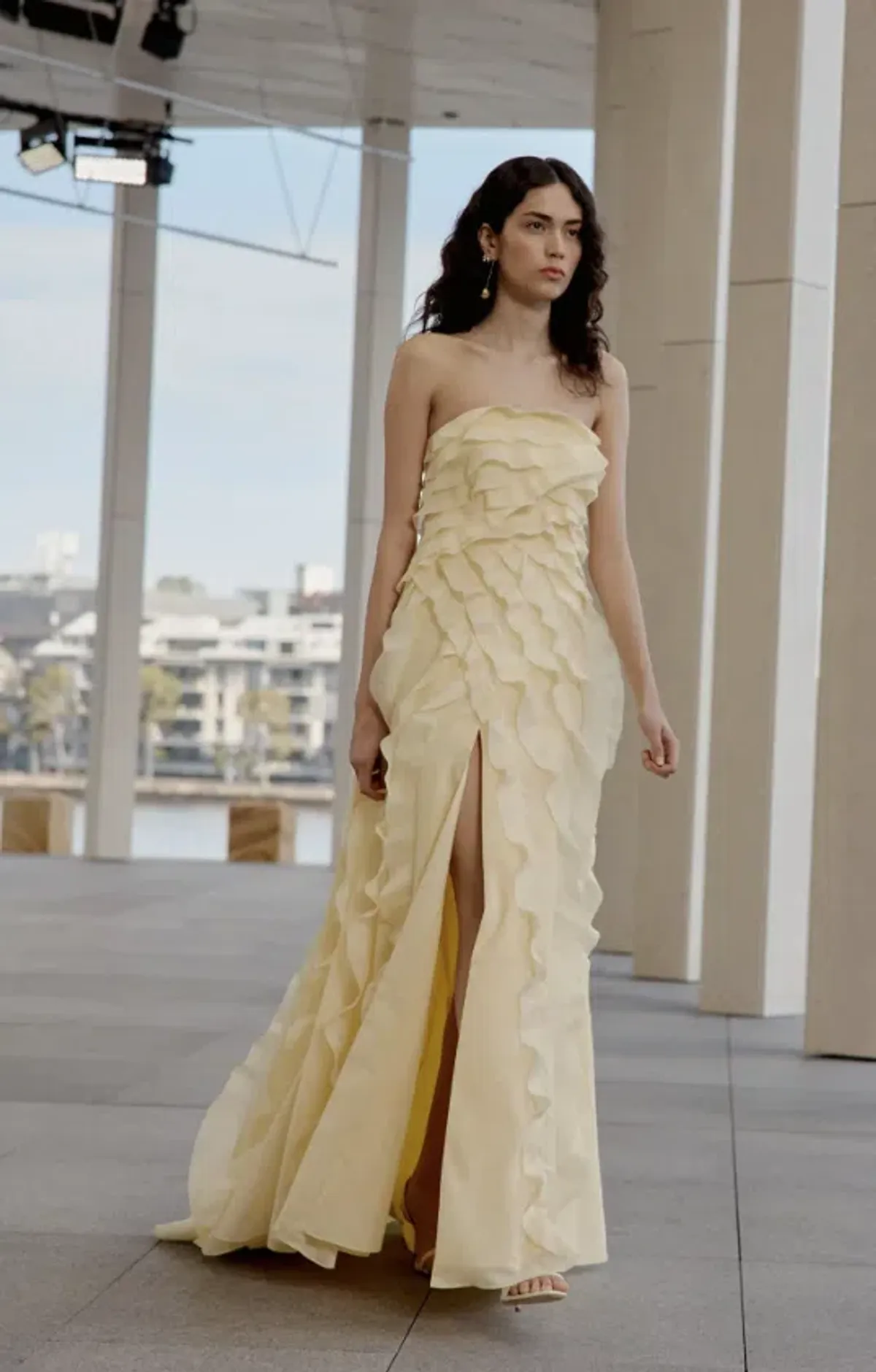 AJE Allairie Gown Butter yellow Size 10 - Image 1