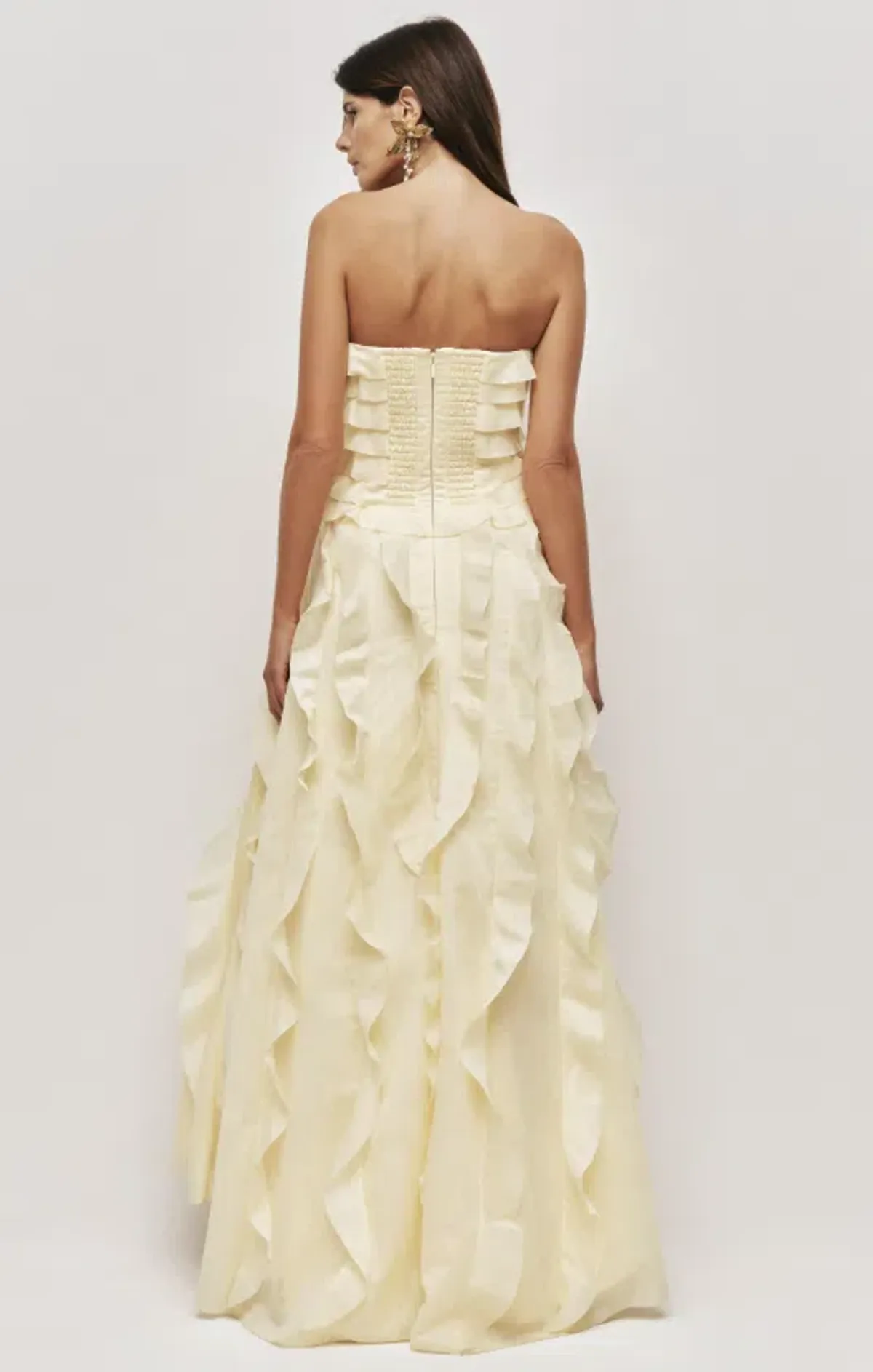 AJE Allairie Gown Butter yellow Size 10 - Image 2