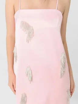 ALEMAIS Cindy Embellished Slip Dress Pink 8 AU for rent on The Volte - image 11