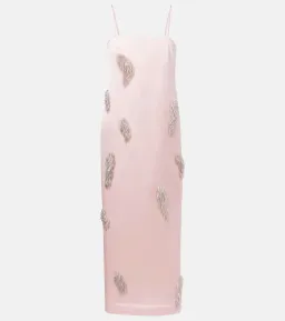 ALEMAIS Cindy Embellished Slip Dress Pink 8 AU for rent on The Volte - image 17