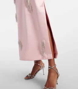 ALEMAIS Cindy Embellished Slip Dress Pink 8 AU for rent on The Volte - image 3
