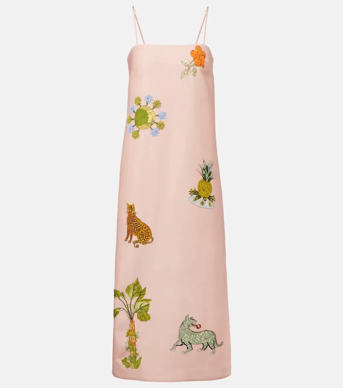 ALEMAIS Exclusive Hazel Printed Maxi Dress Pink Size 10 - Image 4