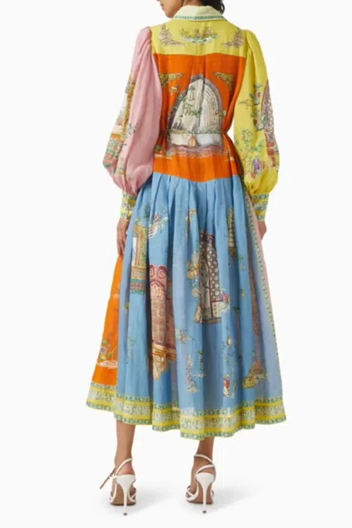 ALEMAIS Monte Midi Shirtdress Size 10 AU - Image 4