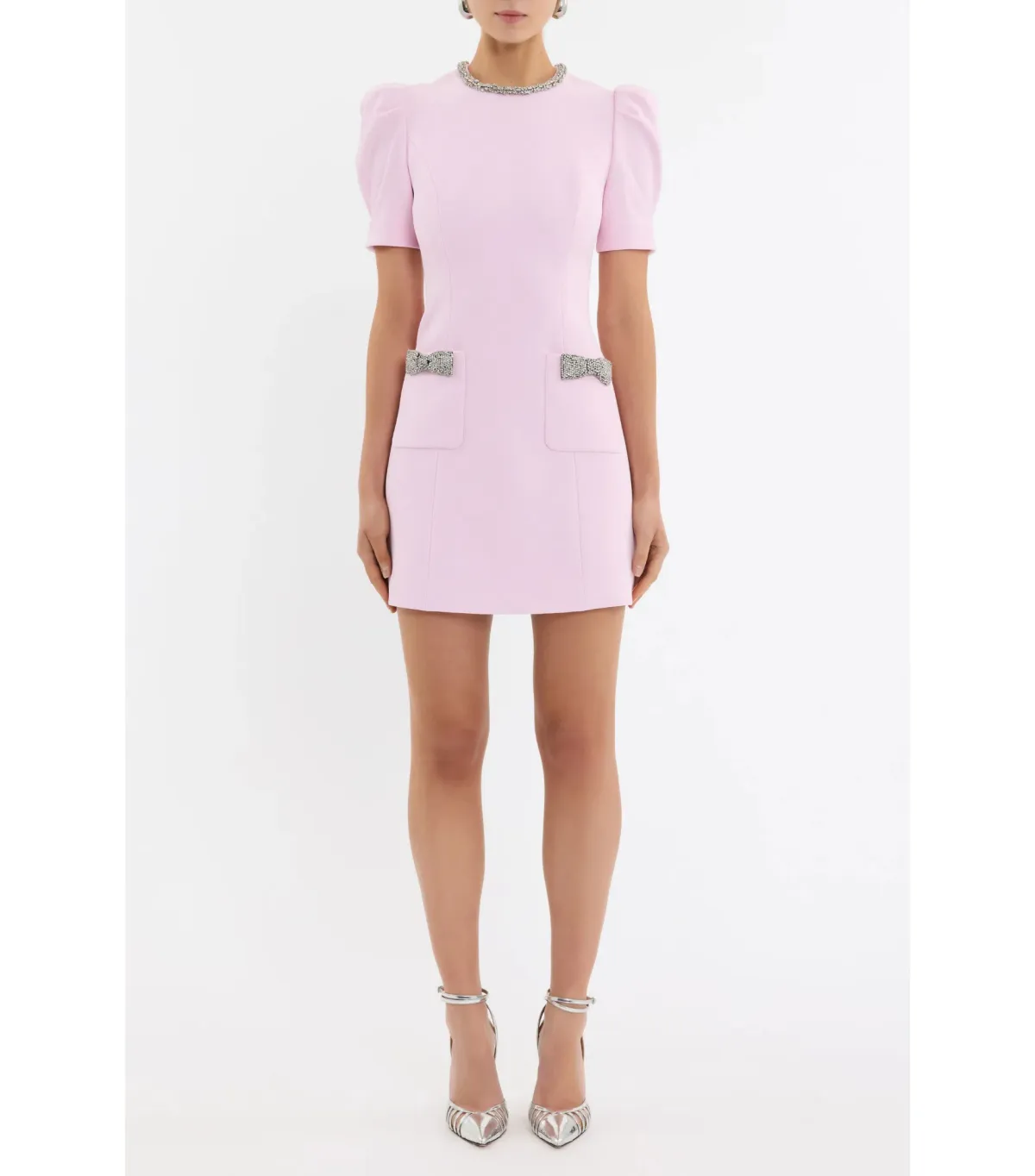 Rebecca Vallance Nemy Mini Dress Pink Size AU 8 - Image 2