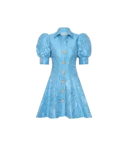 Rebecca Vallance Aegir Mini Dress Blue Size 8 for rent on The Volte - image 6