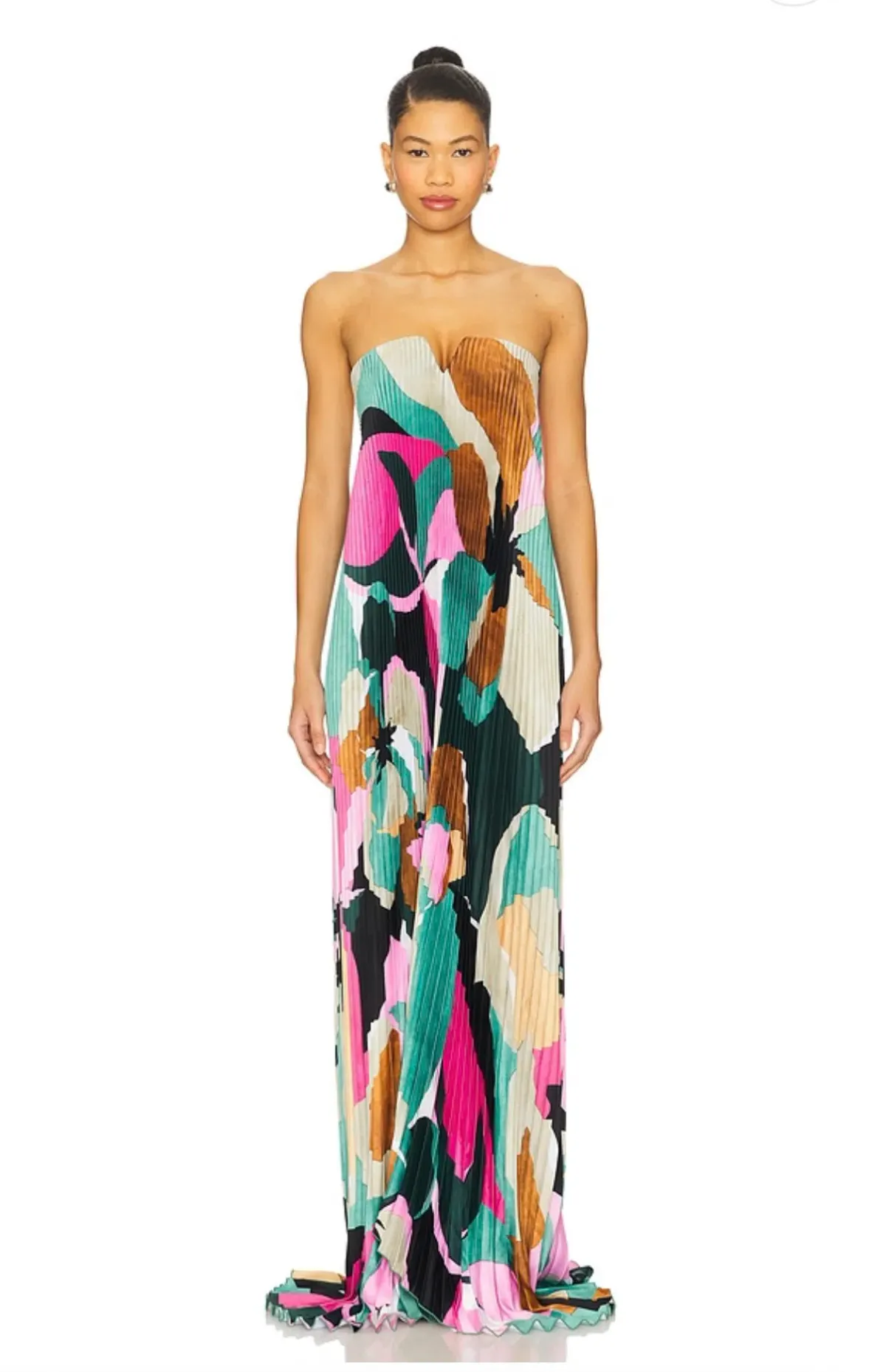 L'idée Black Tie Gown Green Calypso multicoloured size 6 - Image 2