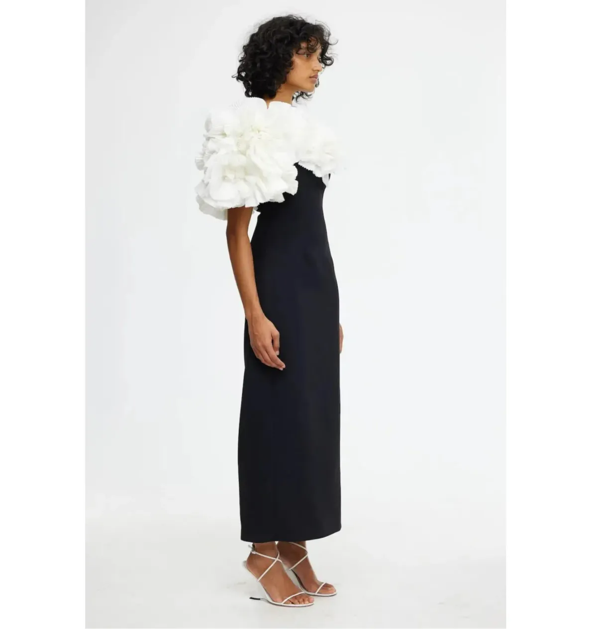Acler Hampstead Midi Dress Black and White / Ivory Size 10 - Image 2