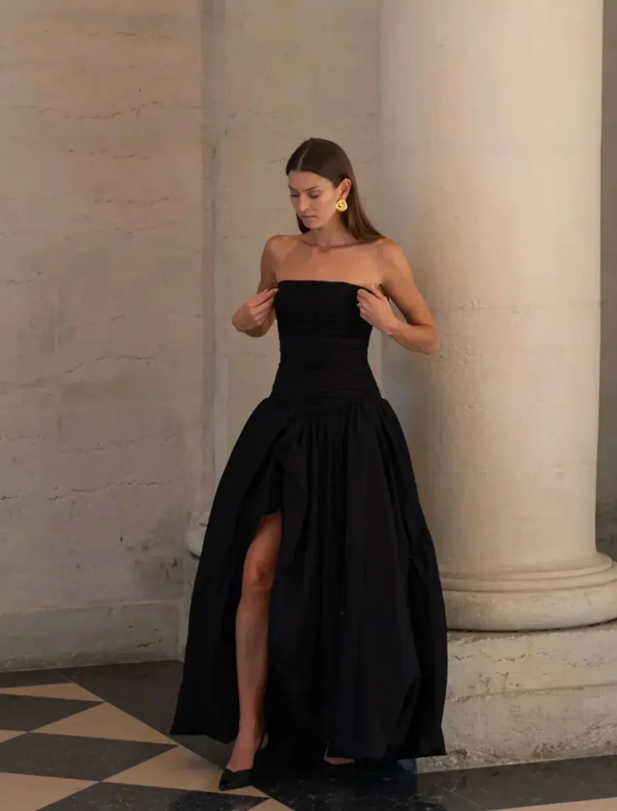 Aje Violette Bubble Hem Maxi Dress Size 8  - Image 1