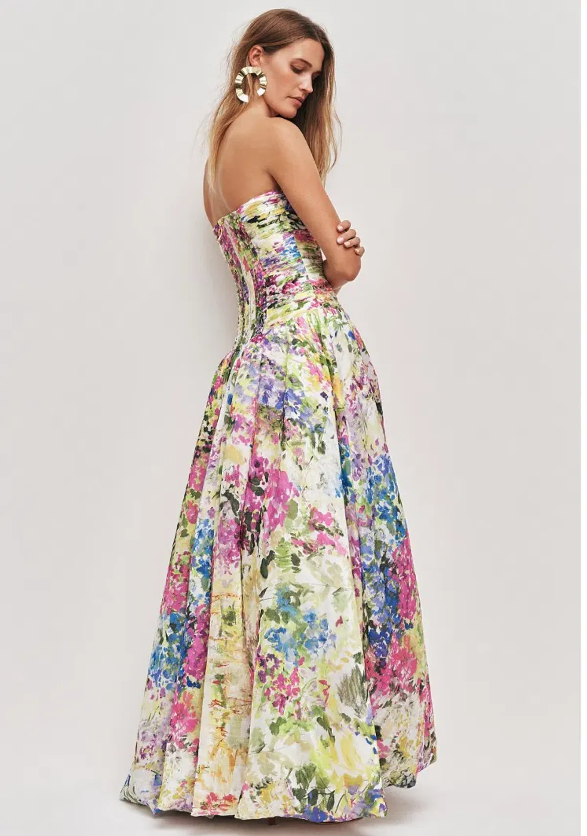 Aje Dahlia Maxi Gown in Lavandula Size 12 - Image 3