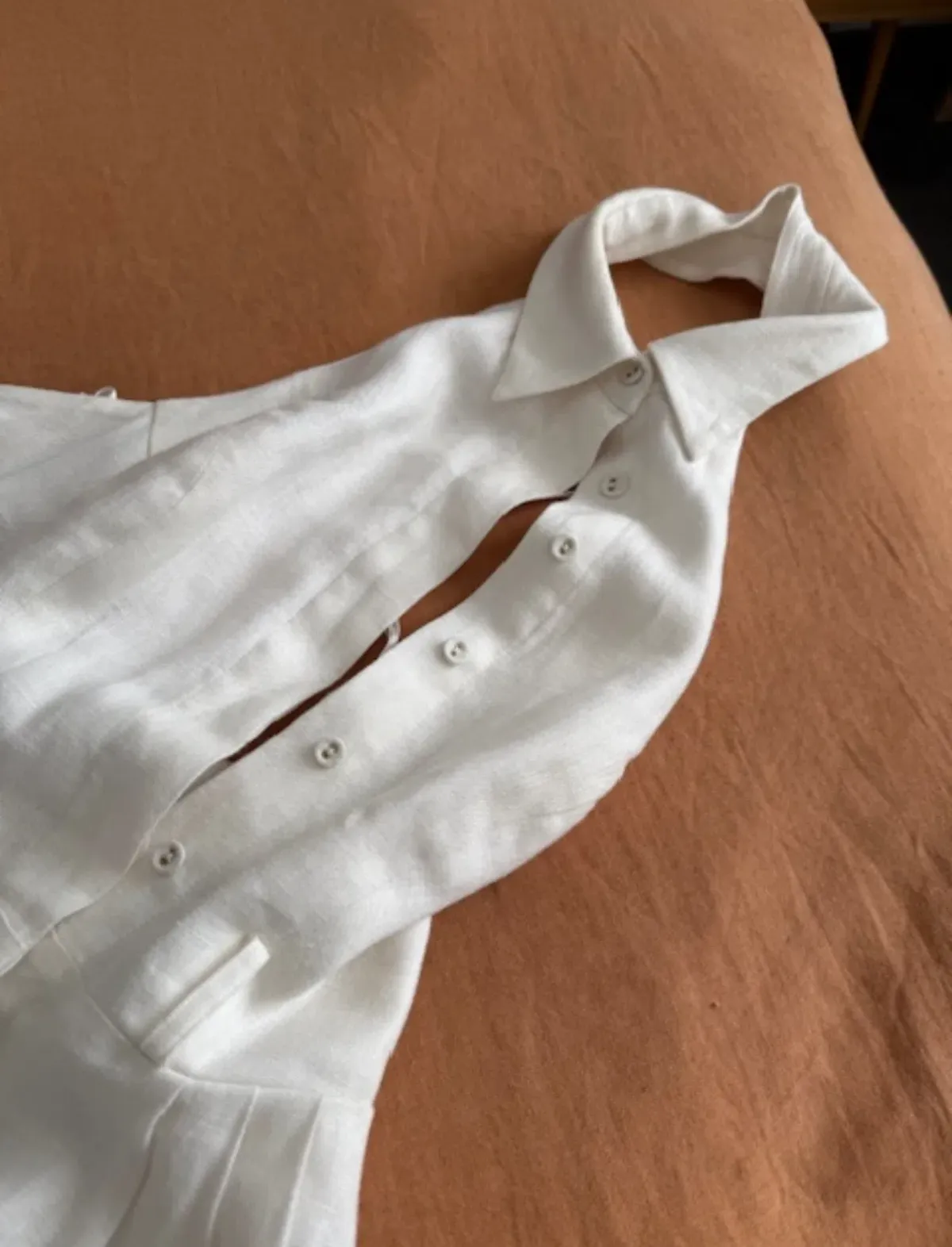 Zimmermann Primrose Halter Dress White - Image 4