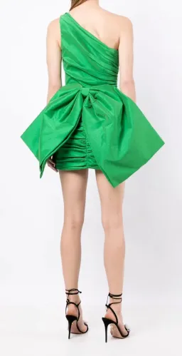 Rachel Gilbert Green Marco Mini Dress Size 8 (Size 1) for rent on The Volte - image 5