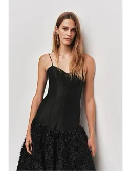 Aje Colette Maxi Dress Black Size 8 for rent on The Volte - image 3