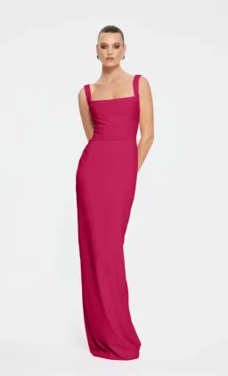 Effie Kats Marbella Gown Raspberry Size 8 for rent on The Volte - image 1