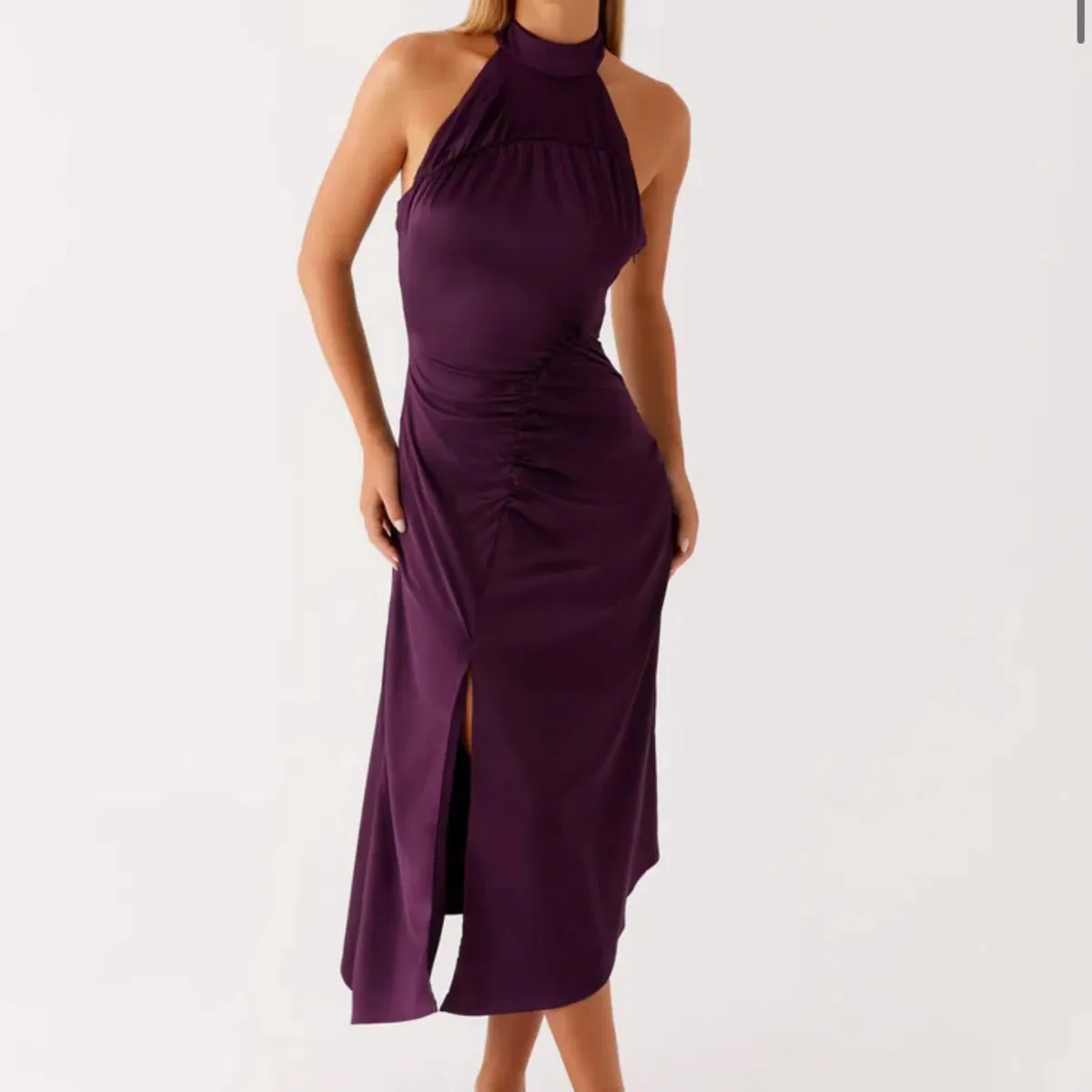 Pepermayo Purple backless halter size 6 - Image 3
