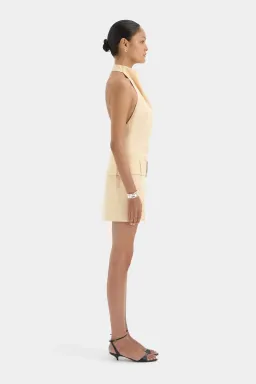 Sir the label SABINA belted mini dress butter size 0(6) for rent on The Volte - image 3
