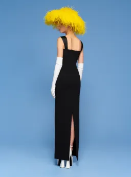 Solace London The Calluna Maxi Dress Black Size 10 AU for rent on The Volte - image 2