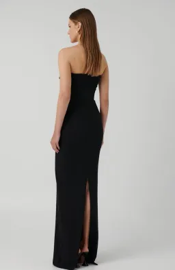 Effie Kats- Monroe Gown- Black- Size S-8  for rent on The Volte - image 4