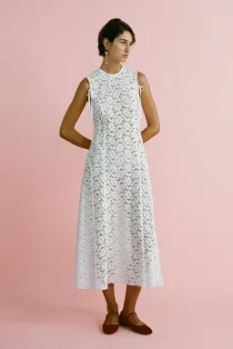 Lovaan Audrey Dress White Size 8 for rent on The Volte - image 1