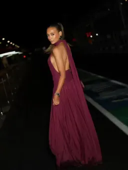 Effie Kats Verity Maxi Gown Burgundy Size M / AU 10 for rent on The Volte - image 5
