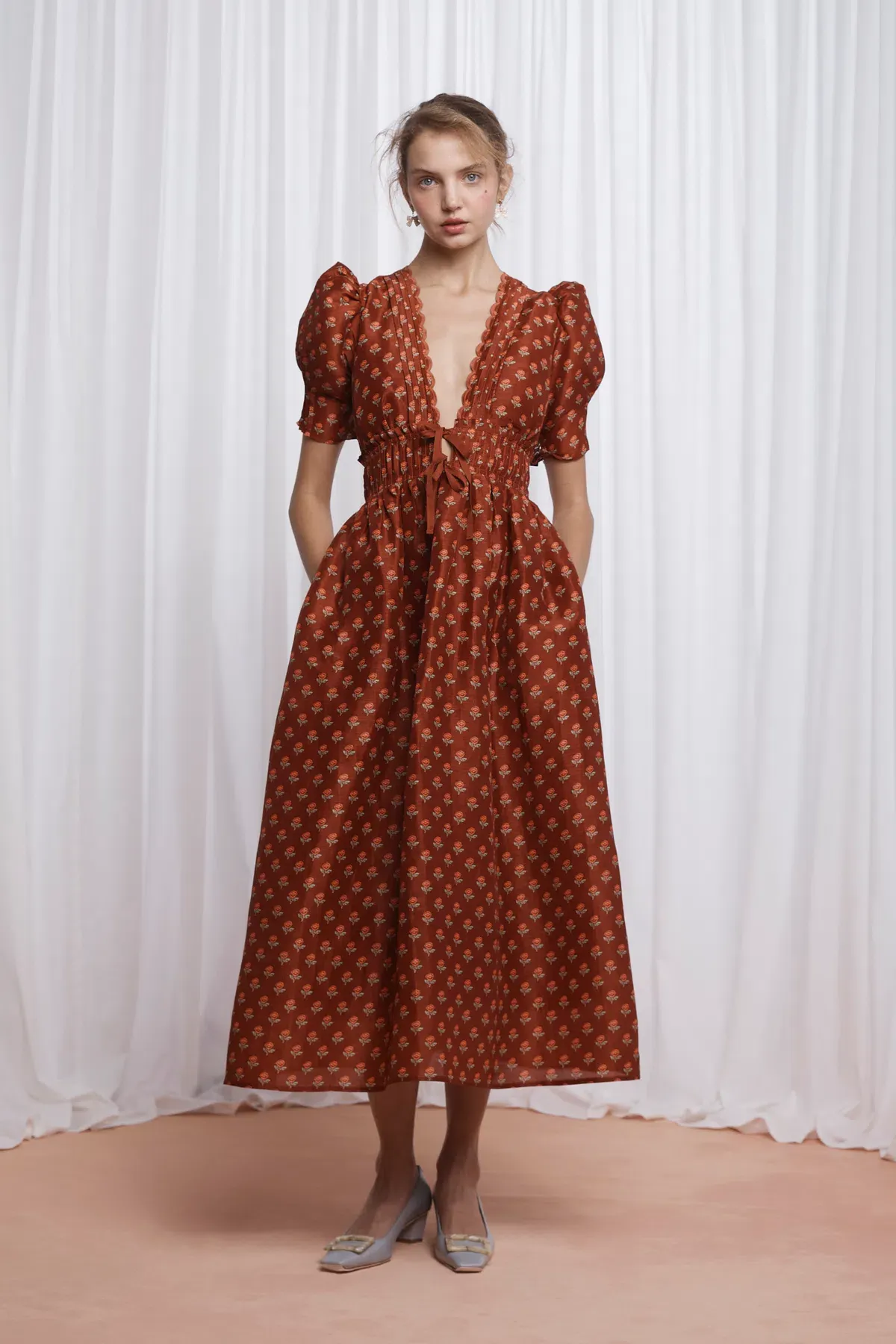 Lovaan Boehm Dress Auburn Rose Size 12 - Image 1