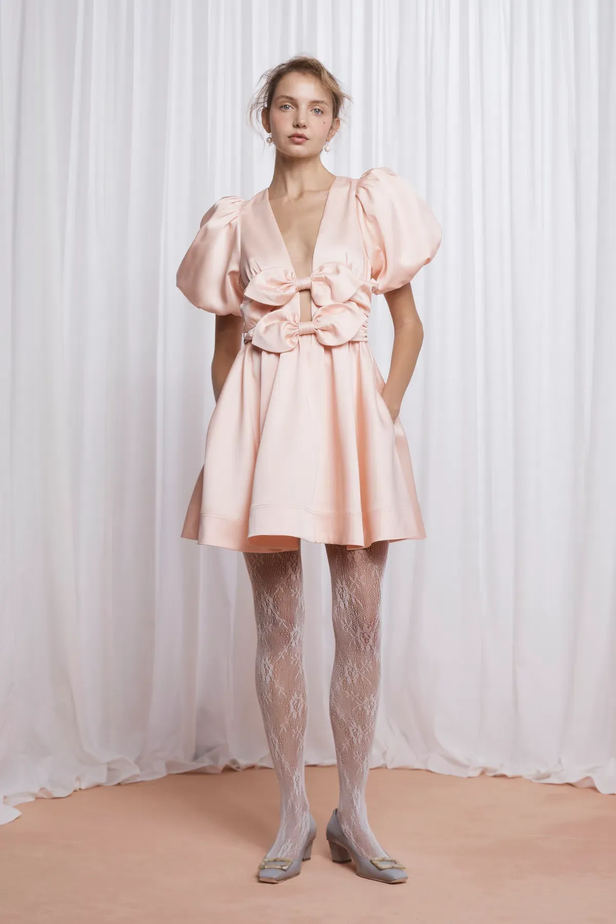 Lovaan Devon Mini Dress Pink Size 10 - Image 1